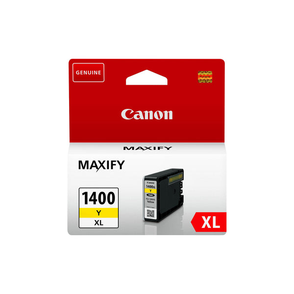 Cartouche d'encre Canon PGI-1400XL jaune (haut rendement) – vue 1
