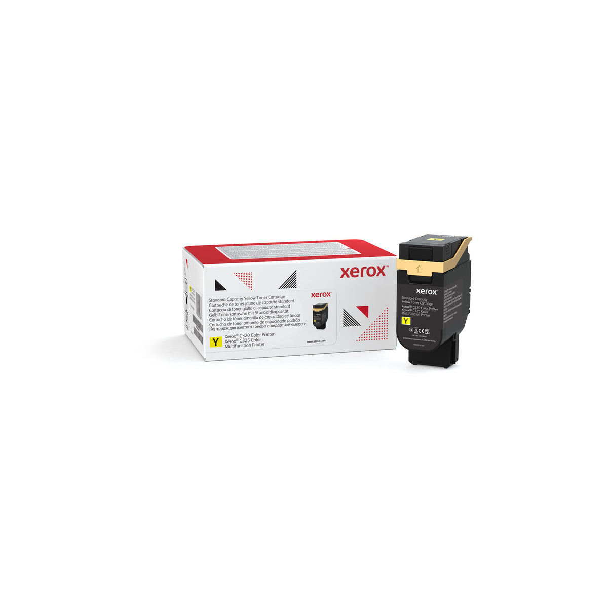 Cartouche de toner Jaune de Capacité standard Xerox Imprimante couleur Xerox® C320/multifonctions Xerox® C325 (1800 pages) - 006R04822 – vue 1