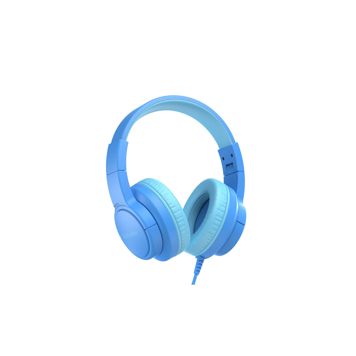 Casque enfant filaire Blackview FitBuds K1 (jack 3,5 mm / USB-C, micro intégré) – bleu – vue 1