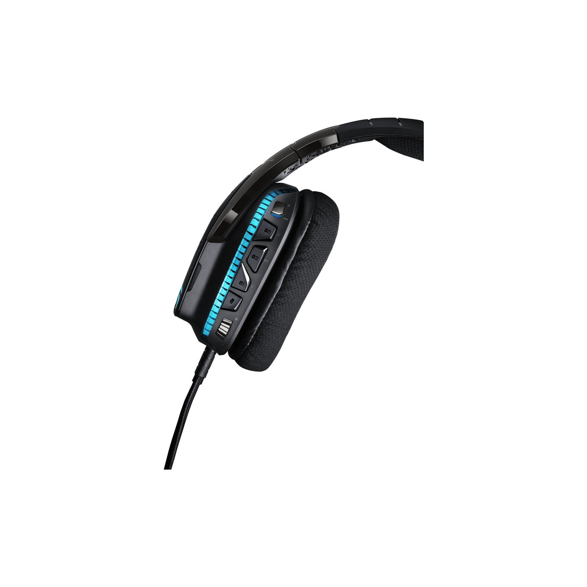 Casque gaming filaire Logitech G G633 Artemis Spectrum (son surround 7.1, éclairage RGB) – vue 3