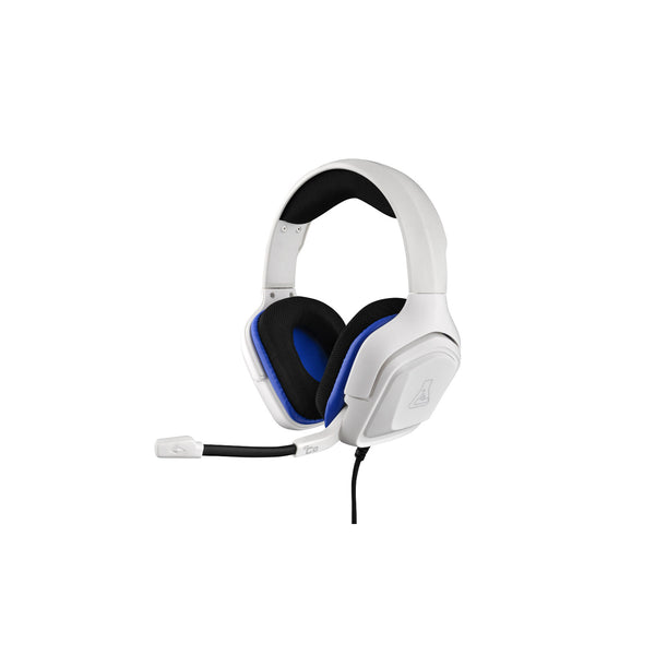 Casque gaming The G-LAB Korp Cobalt avec micro – blanc – vue 1