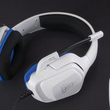 Casque gaming The G-LAB Korp Cobalt avec micro – blanc – vue 3