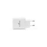 Chargeur compact GaN 65 W double USB-C / USB-A Bluestork PW-65-CCA – blanc (câble USB-C inclus) – vue 3
