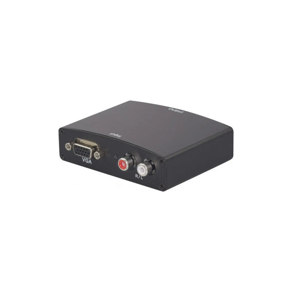 Convertisseur VGA + audio RCA vers HDMI NME 051256 (jusqu'à 1080p, alimentation 5 V fournie) – vert – vue 1