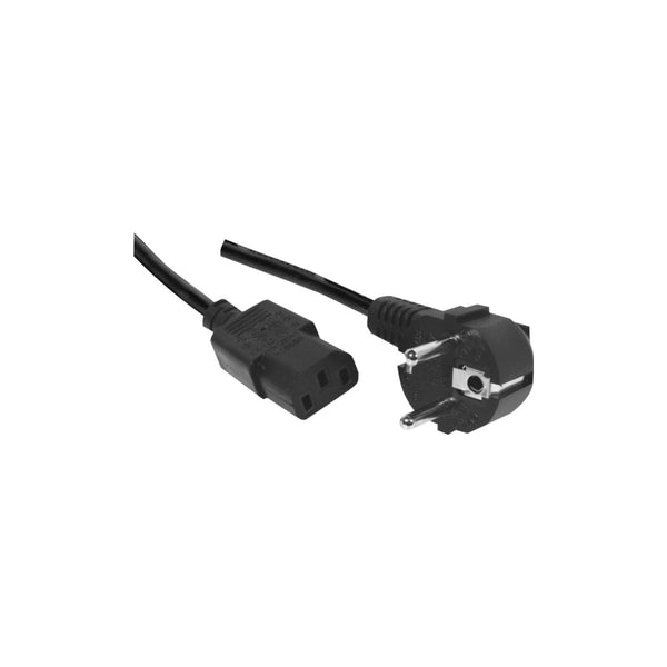 Cordon d'alimentation PC CEE7 / C13 noir - 1,8 m – vue 1