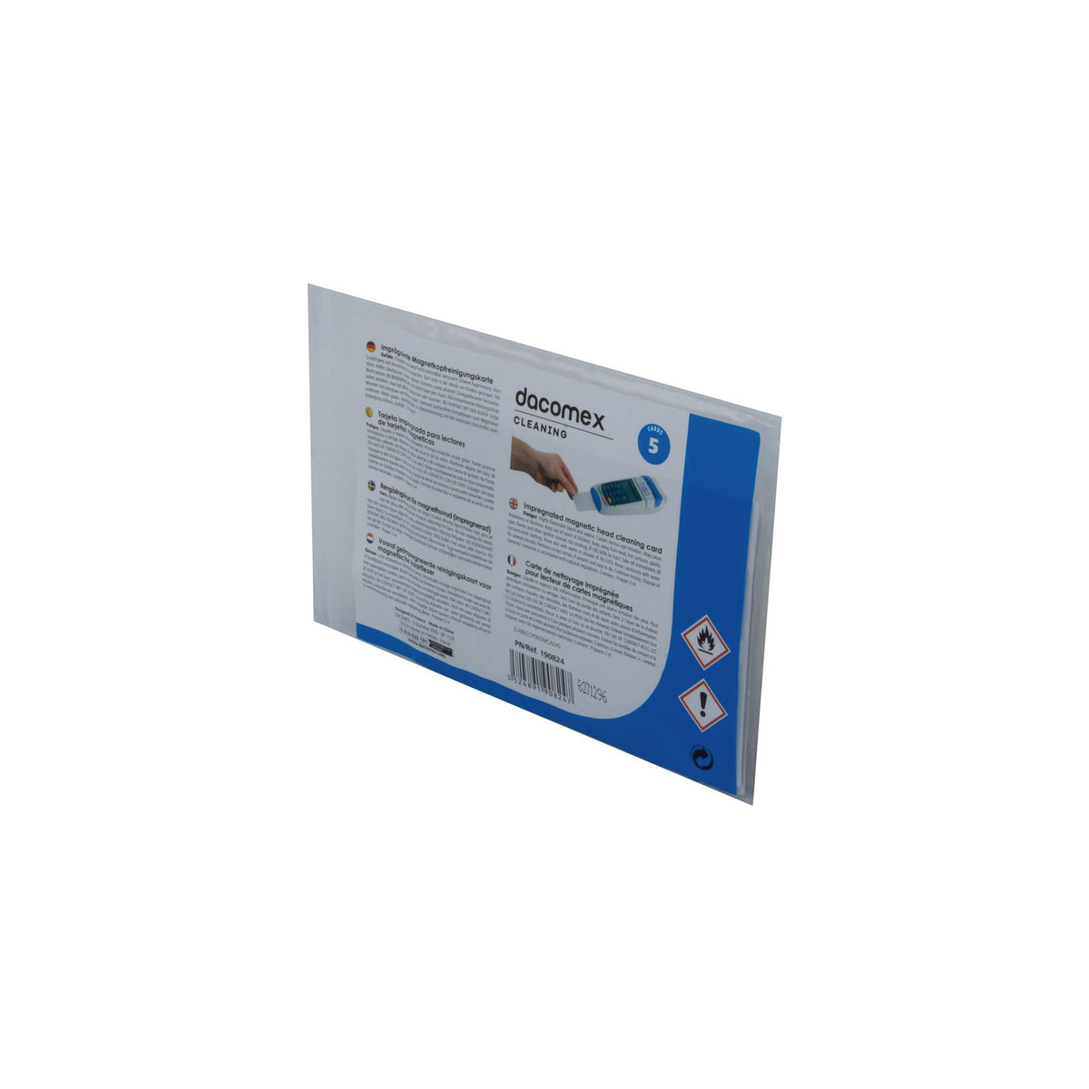 Dacomex Pack de 5 cartes de nettoyage pour lecteur de cartes – vue 2