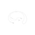 Écouteurs filaires intra-auriculaires USB-C Samsung EO-IC100 by AKG – blanc – vue 1