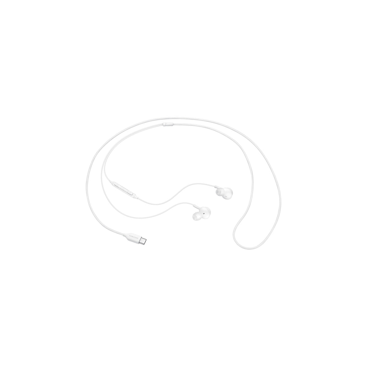 Écouteurs filaires intra-auriculaires USB-C Samsung EO-IC100 by AKG – blanc – vue 1