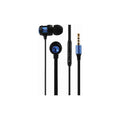 Écouteurs filaires intra-auriculaires Volkano Alloy Series – bleu (VK-1007-BL) – vue 1