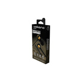 Écouteurs filaires intra-auriculaires Volkano Alloy Series – doré (VK-1007-GD) – vue 2