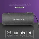 Enceinte Bluetooth portable Volkano Mini Mamba 2.0 Series – noir (VK-3138-BK) – vue 3
