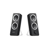 Enceintes PC 2.0 Logitech Z200 – 5 W RMS, entrée auxiliaire 3,5 mm – noir – vue 1