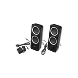 Enceintes PC 2.0 Logitech Z200 – 5 W RMS, entrée auxiliaire 3,5 mm – noir – vue 3