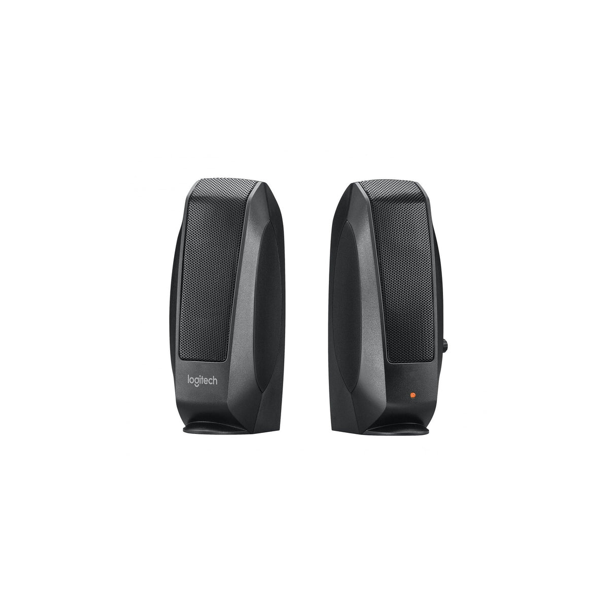 Enceintes PC Logitech S120 2.0 (980-000010), 2,2 W RMS, jack 3,5 mm – noir – vue 1
