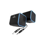 Enceintes USB pour PC Volkano Diamond Series – bleu (VB-702-BLU) – vue 3