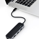Hub USB-C Bluestork Hub Office (HDMI, RJ45, 3 × USB, USB-C Power Delivery) – vue 3