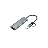Hub USB-C/USB-A Bluestork Hub Mini (3 × USB 3.0 + HDMI) – vue 1