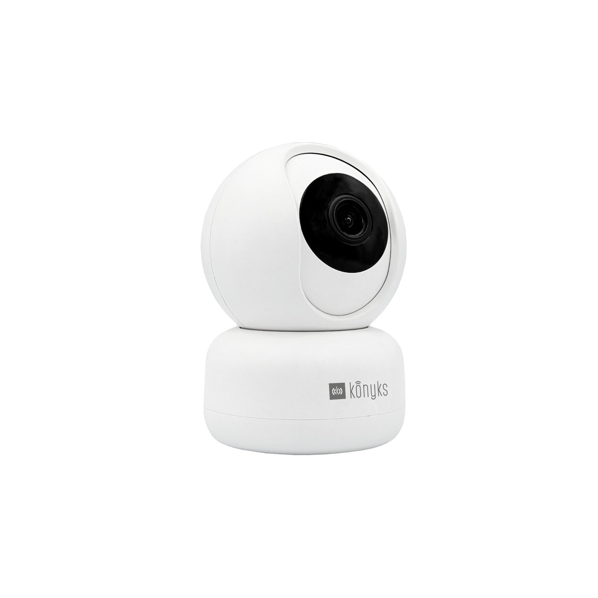 Konyks Camini 2 – Caméra d'intérieur motorisée WiFi avec Sirène – vue 1