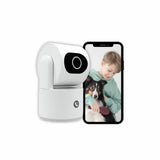 Konyks Camini Care 2 – Caméra d'intérieur WiFi avec Sirène et Bouton d'appel vidéo – vue 3