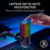 Microphone USB Razer Seiren V3 Chroma (électrostatique, Tap-to-Mute, éclairage RGB Chroma) – noir – vue 3