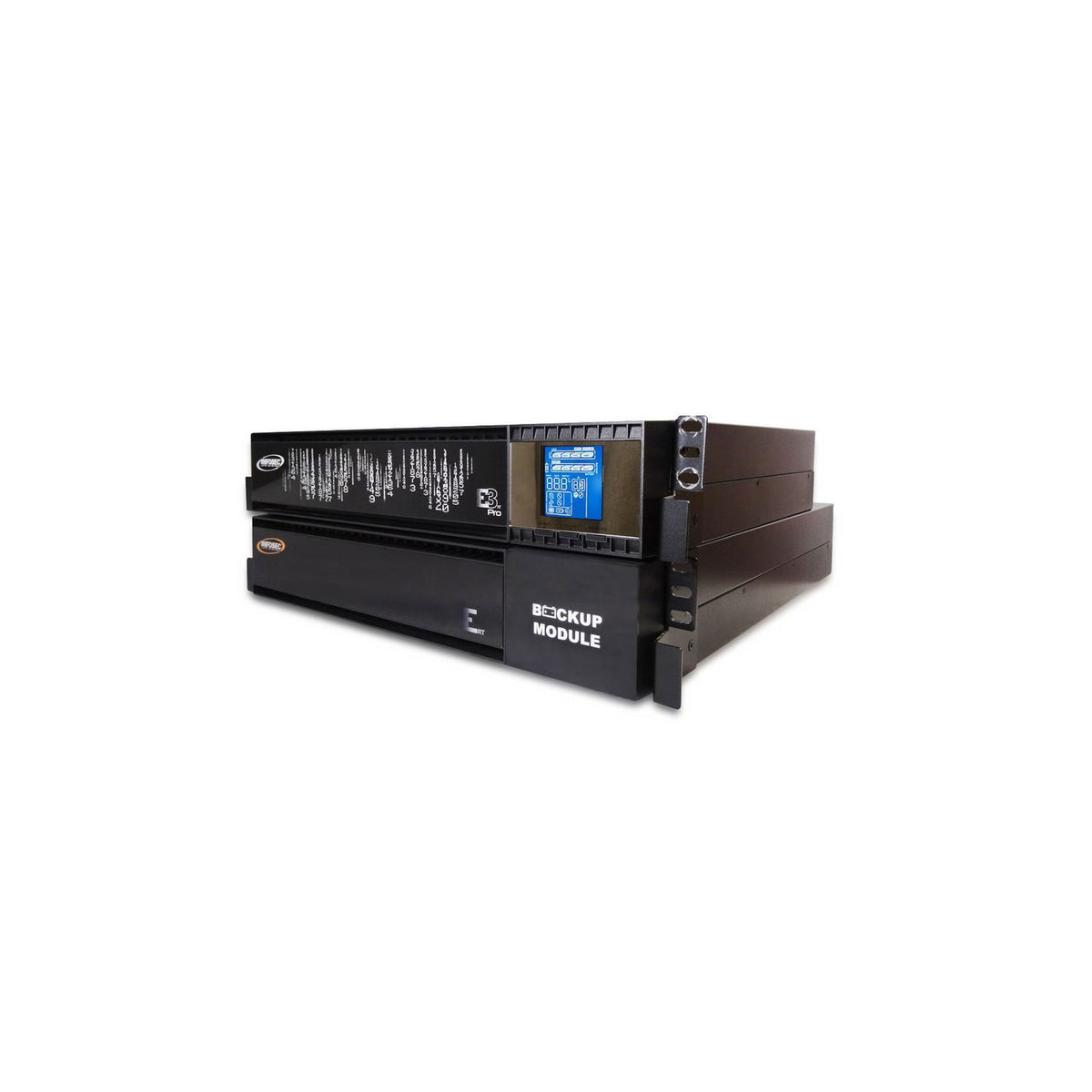 Onduleur On-Line double conversion Infosec E3 Pro 1000 RT – 1000 VA / 900 W (rack/tour) – vue 2