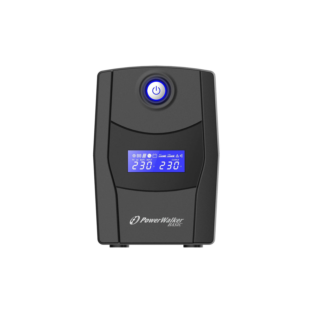 Onduleur PowerWalker Basic VI 1000 STL FR – 1 000 VA / 600 W (line-interactive, écran LCD, 4 prises FR) – vue 2