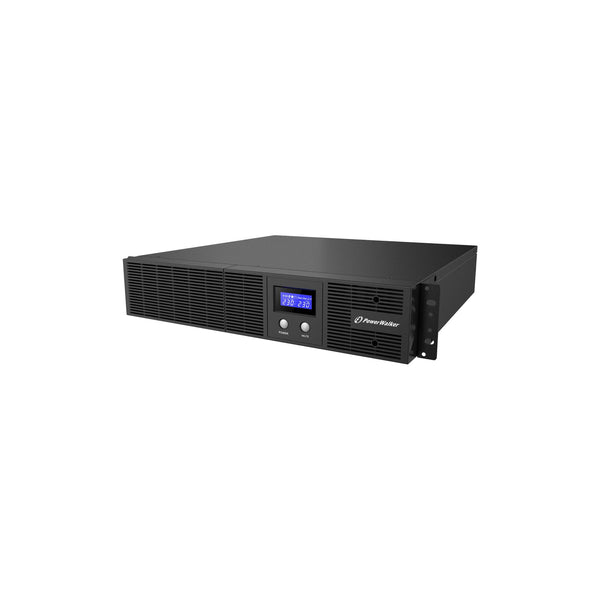 Onduleur rackable PowerWalker VI 2200 RLE – 2 200 VA / 1 320 W (line-interactive, sinusoïde pure, 2U, 4 × IEC C13) – vue 1