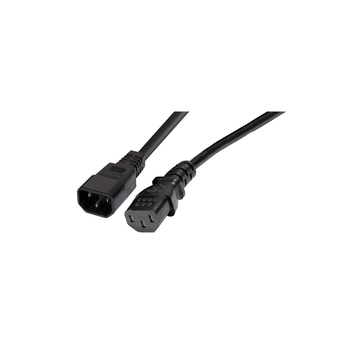 Rallonge d'alimentation C14 / C13 noire - 3,0 m – vue 1