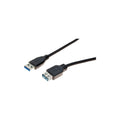 Rallonge USB 3.0 A / A noire 1,8 M – vue 1