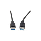 Rallonge USB 3.0 A / A noire 1,8 M – vue 2