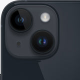Smartphone Apple iPhone 14 6,1" 128 Go reconditionné grade A+ – noir (minuit) – vue 3