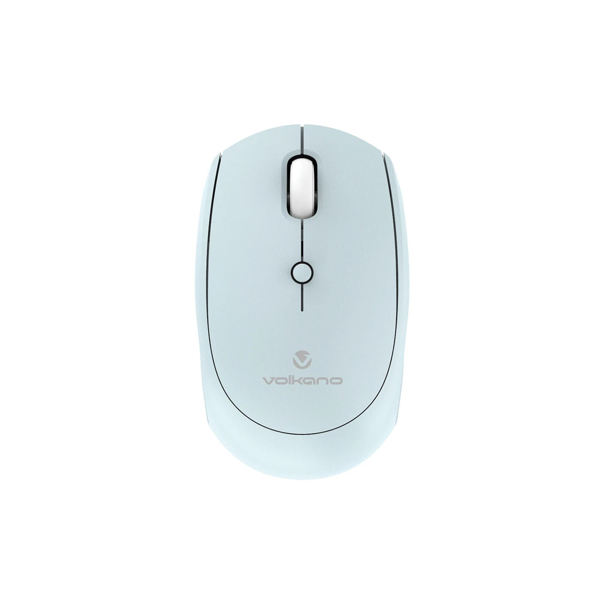 Souris sans fil 2,4 GHz Volkano Talc Series – bleu (VK-20197-BL) – vue 1