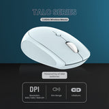 Souris sans fil 2,4 GHz Volkano Talc Series – bleu (VK-20197-BL) – vue 2