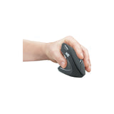 Souris verticale ergonomique sans fil WE pour gaucher, 5 boutons, 1 600 dpi – noir – vue 3
