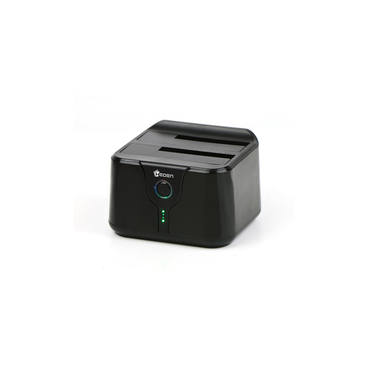 Station d'accueil Heden Dual Dock USB 3.0 pour 2 disques SATA 2,5" / 3,5" avec clonage – vue 1