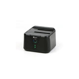Station d'accueil Heden Dual Dock USB 3.0 pour 2 disques SATA 2,5" / 3,5" avec clonage – vue 3