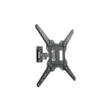 Support mural TV orientable à bras simple 23–55" Volkano Steel Series – noir (VK-4027-BK) – vue 2