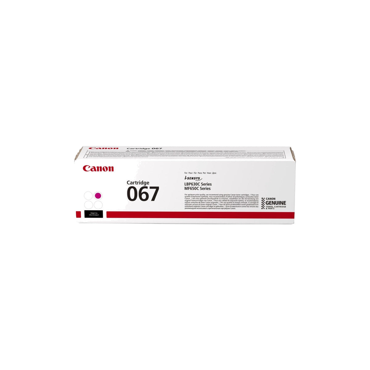 Toner Canon 067 magenta – vue 1