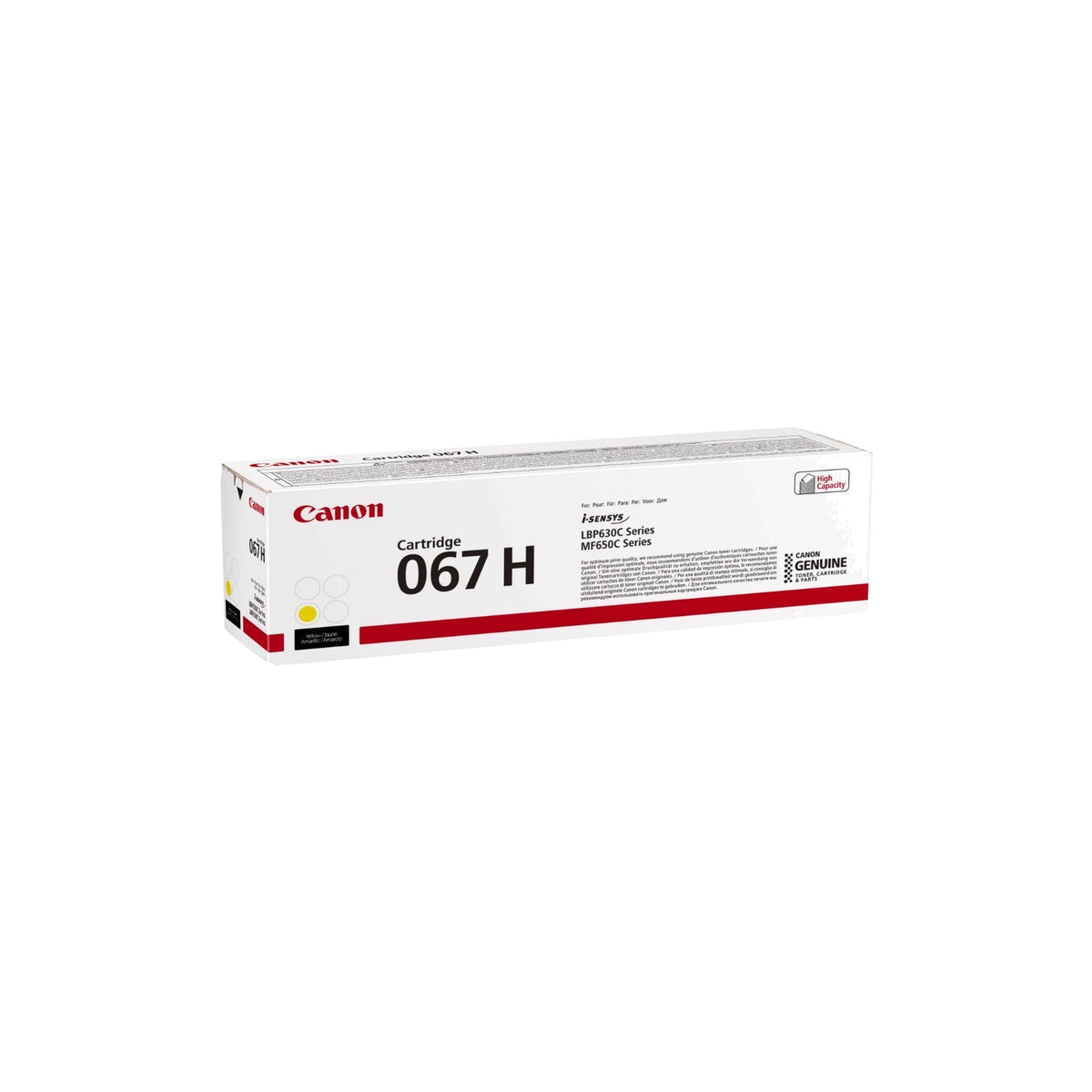 Toner Canon 067H jaune (haute capacité) – vue 2