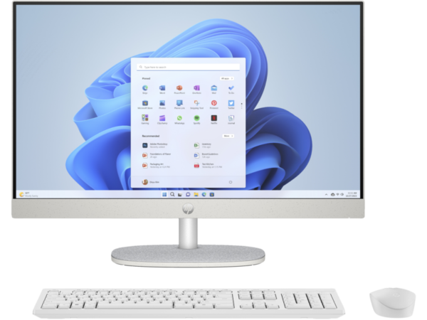 HP 24-cr0001nk AiO 23.8 FHD i5-1335U 8GB/512GB W11H6 WHITE