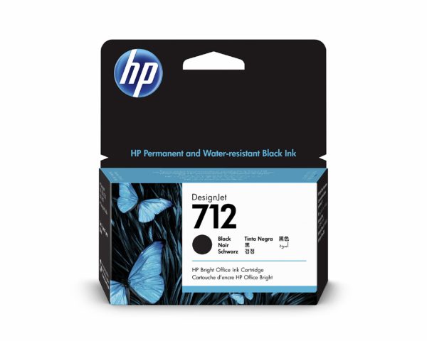CRT HP 712 38-ml Black DesignJet Ink Cartridge – Image 3