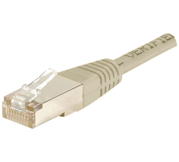 Cordon RJ45 catégorie 6 F/UTP blanc CCA - 1 m