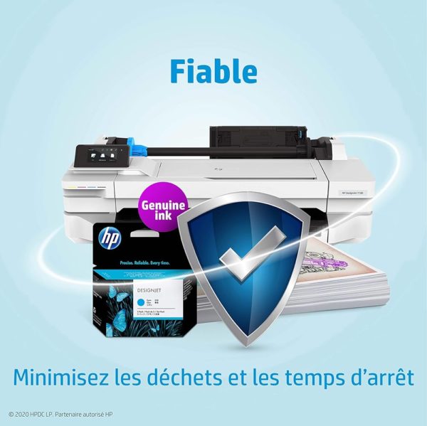 HP 728 cartouche d'encre DesignJet cyan 130 ml – Image 3