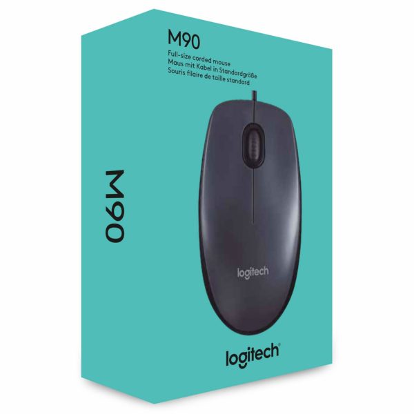 Souris- Optique Logitech M90 Fillaire USB – Image 2