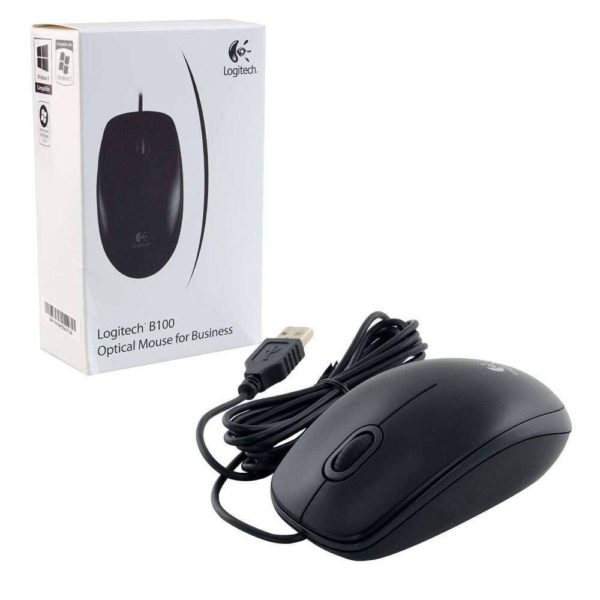 Logitech B100 - souris filaire - Noir – Image 2