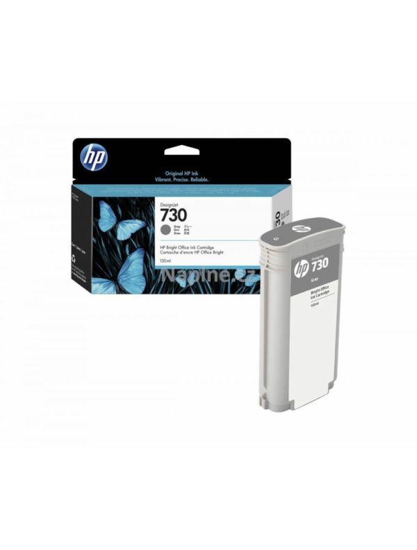HP 730 130 ml Gray Ink Cartridge – Image 2