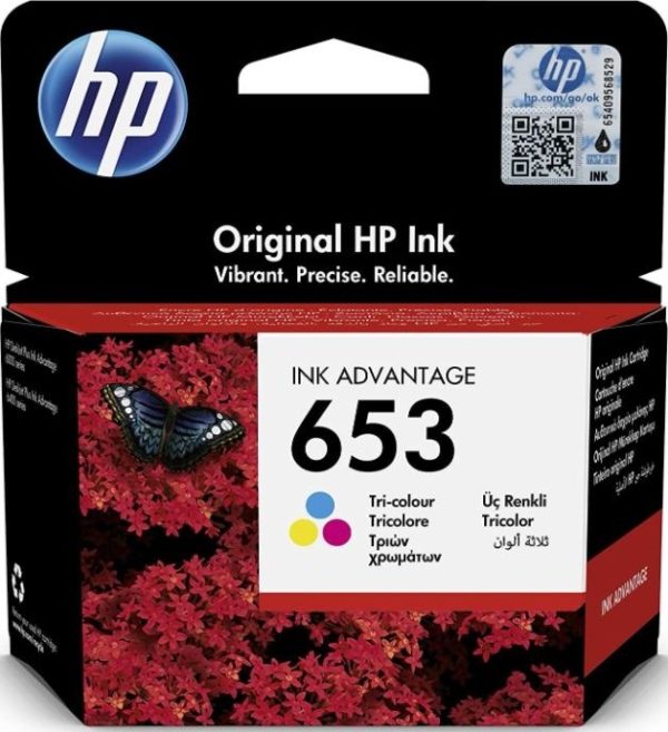 CRT HP 653 - encre 3-couleurs - (MC 60)