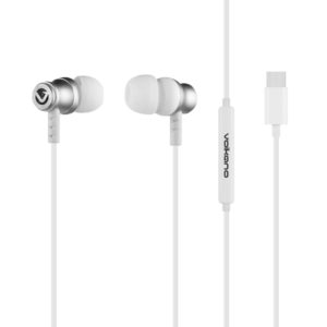 VOLKANO VK-1019-BK ECOUTEUR TYPE C PRISM 2.0 SERIES -WHITE