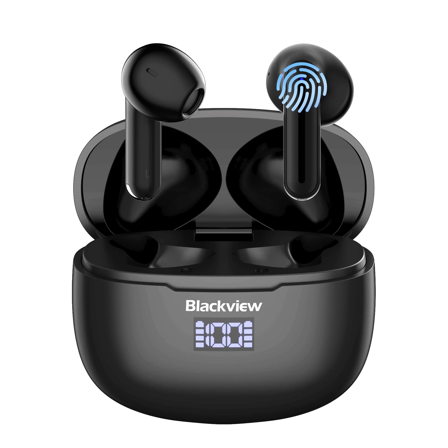 BLACKVIEW AirBuds 7 OREILLETTES Bluetooth 5.3 IPX7 * noir